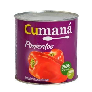 Morrones Enteros Cumana Lata x 2,5 Kg