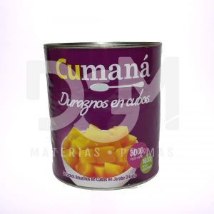 Duraznos en Cubos Cumana/Jandaia Lata x 2.9 Kg