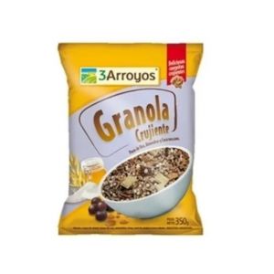 Granola Crujiente con Pasas 3 Arroyos Caja ( 20 x 350 Gr)