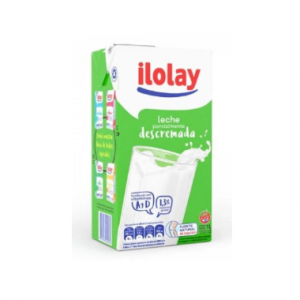 Leche Descremada Larga Vida Ilolay Pack (12 x 1 Lt)