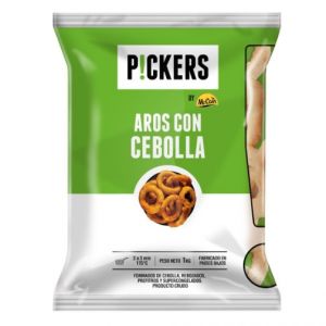 Aros de Cebolla Rebozados Congelados Pickers Bolsa (10 x 1Kgs)