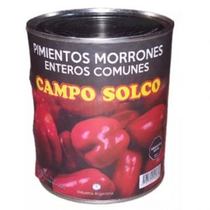 Morrones Enteros Campo Solco Lata x 2,5 Kg