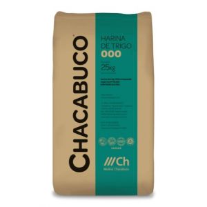 Harina de Trigo 000 De Fuerza Chacabuco Bolsa x 25 Kg