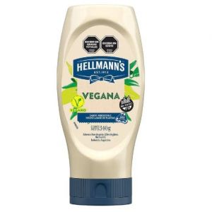 Mayonesa Squeeze Vegana S/Tacc Hellmann's  Pomo (24 x 340 Gr)