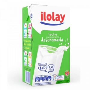 Leche Descremada Larga Vida Ilolay Pack (12 x 1 Lt)