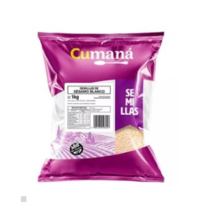 Semillas de Sesamo Blanco Cumana Bolsa x 1 Kg