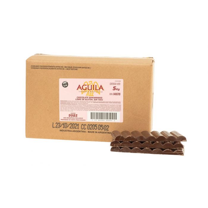 MayoristaNet ONline Chocolate Semiamargo P/Taza (9985) Aguila Caja x 5 Kg