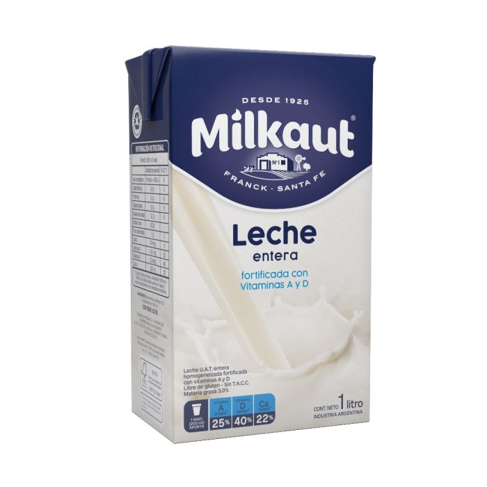 leche entera, 1l - El Jamón