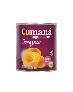 Duraznos en mitades Cumana/Jandaia Lata x 3 Kg